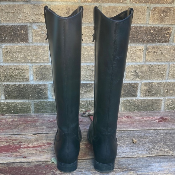 🍄 Frye & Co. Tania Black Leather Riding Boots - Picture 7 of 15